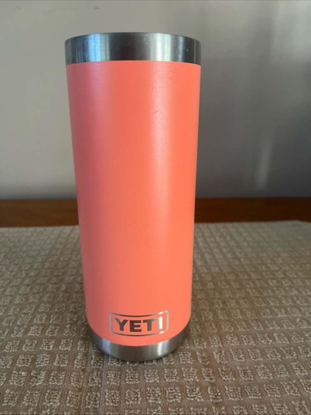 Yeti Coral 18oz Insulated Tumbler  Stainless